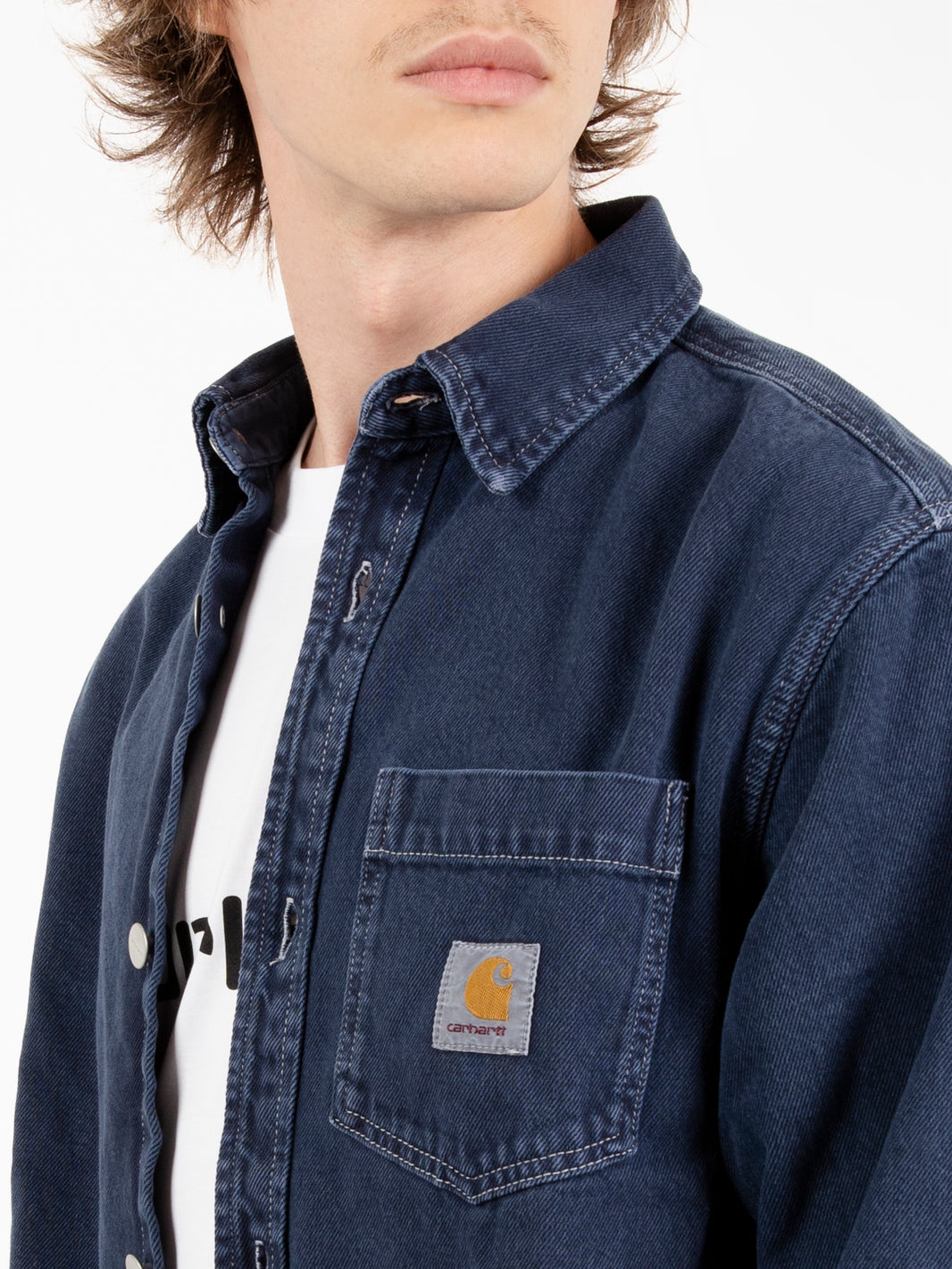 George shirt jacket air force blue