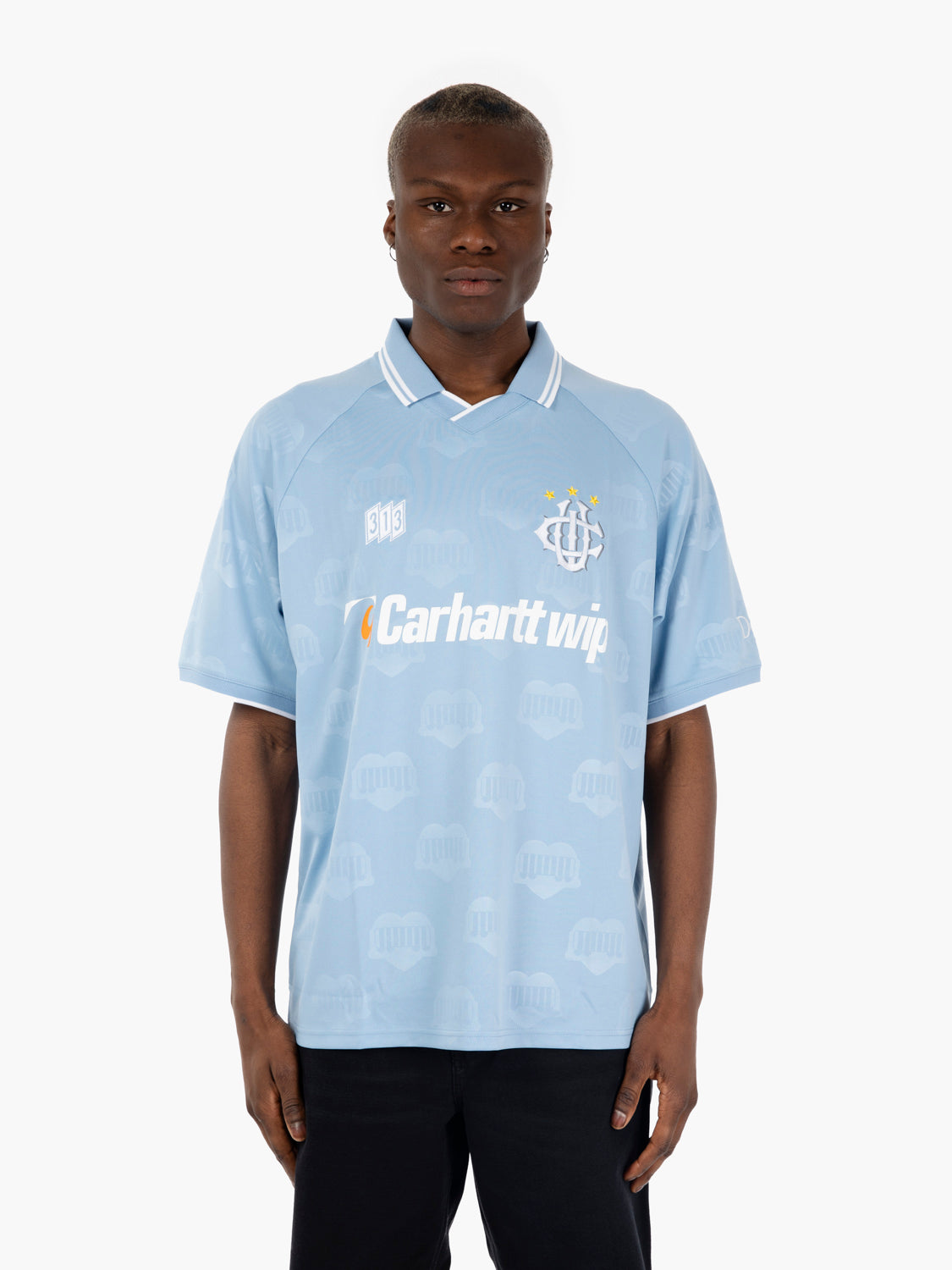Hartt's Football t-shirt SS jacquard / bluebird 