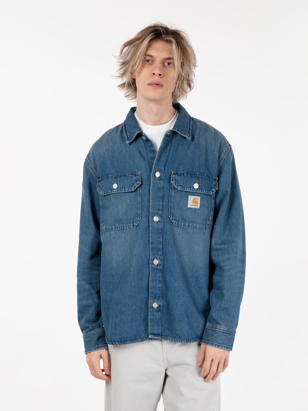 Harvey shirt jacket blue