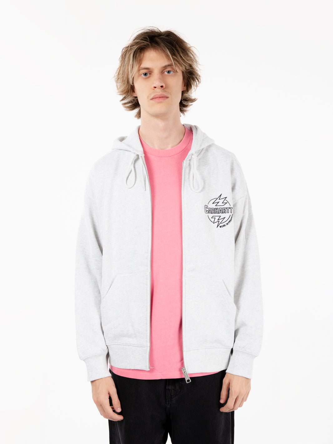 Hooded Ablaze Jacket ash heather / black
