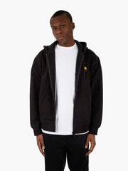 Carhartt WIP - Hooded american script jacket black