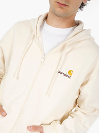 Hooded American Script Jacket natural 