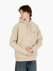 Carhartt WIP - Hooded American Script sweat fleur de sel