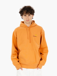 Hooded American Script sweat redhaven