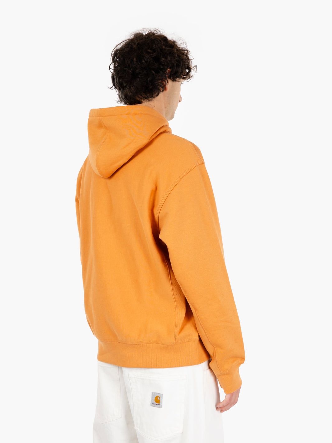 Hooded American Script sweat redhaven