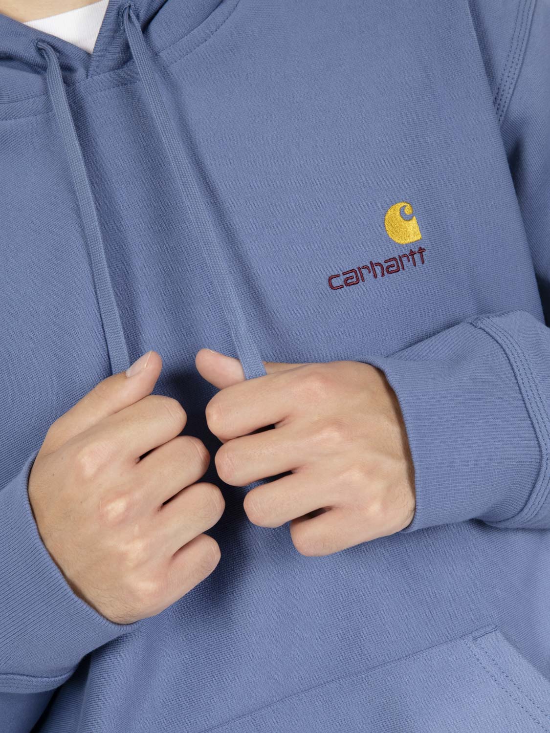 Hooded american script sweat sorrent