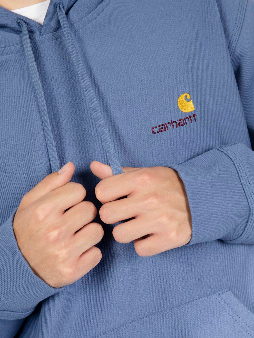 Hooded american script sweat sorrent
