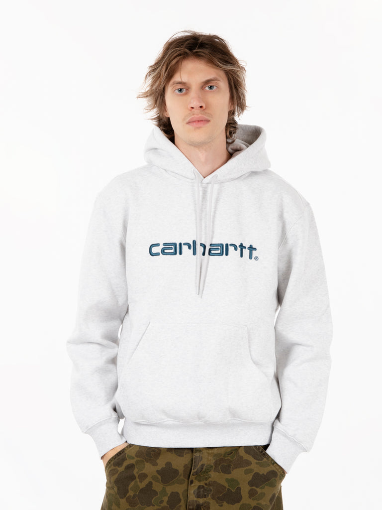 Carhartt WIP - Hooded carhartt swear ash heather / duck blue