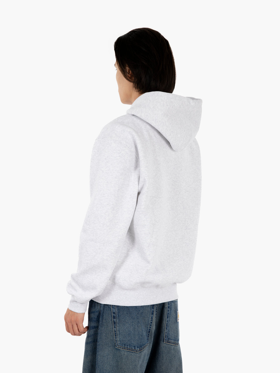 Hooded Carhartt Sweat ash heather / rondo