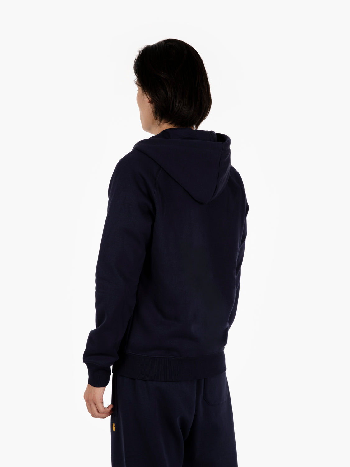 Hooded Chase Jacket dark navy / gold