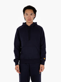 Hooded Chase sweat dark navy / gold