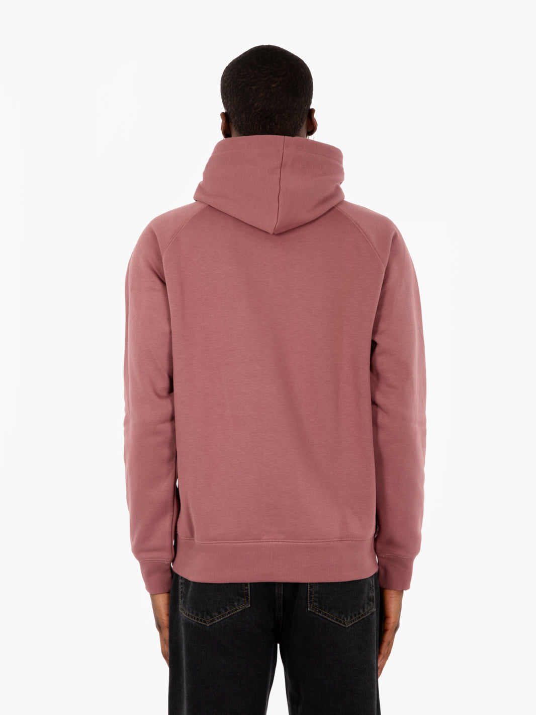 Hooded chase sweat dusky pink / gold