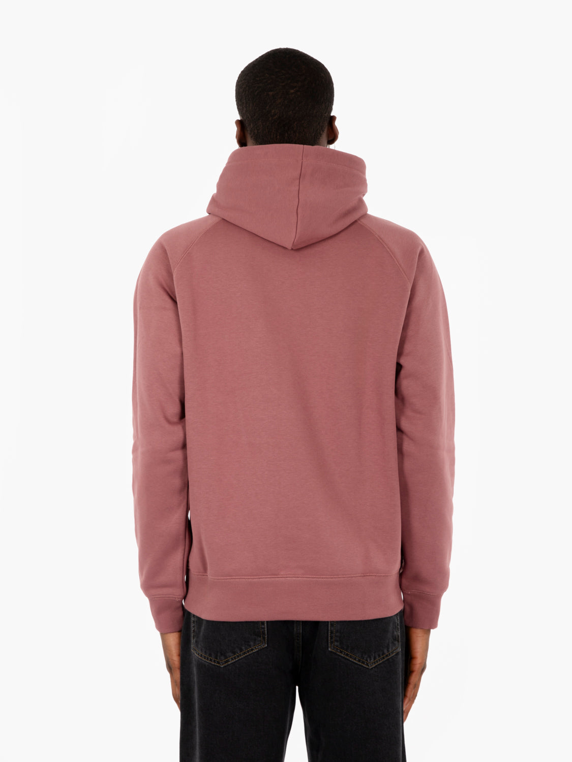 Hooded chase sweat dusky pink / gold