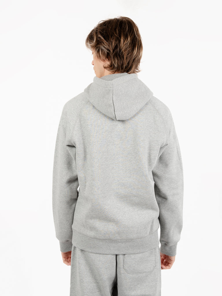 Carhartt WIP - Hooded Chase sweat grey heather / gold