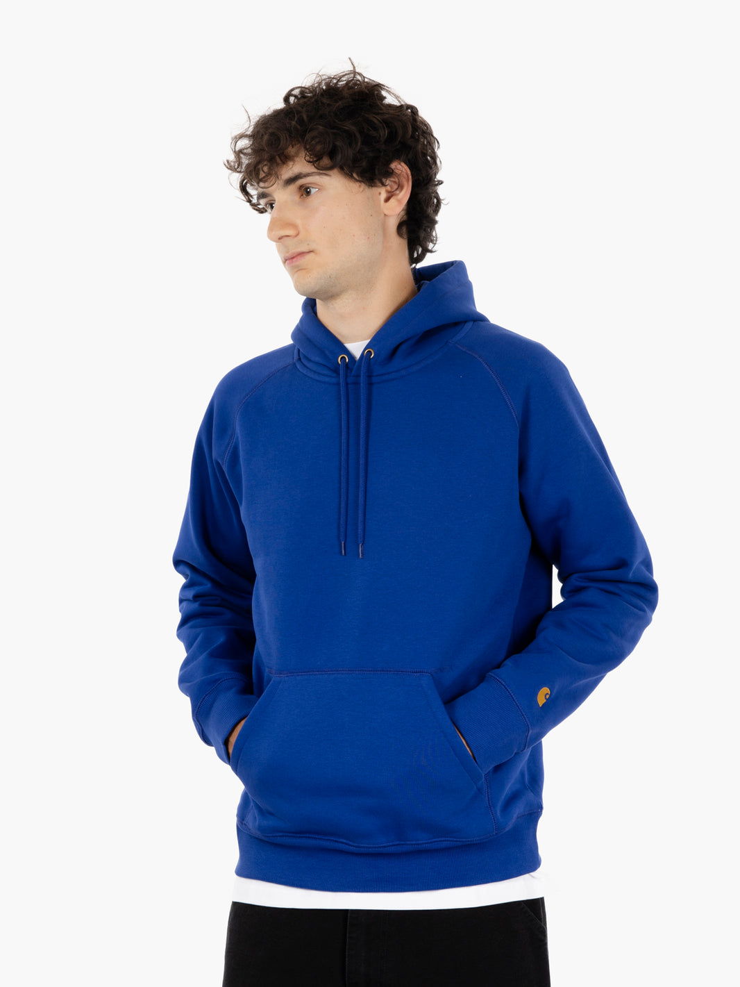 Hooded Chase Sweat wolfsbane / gold