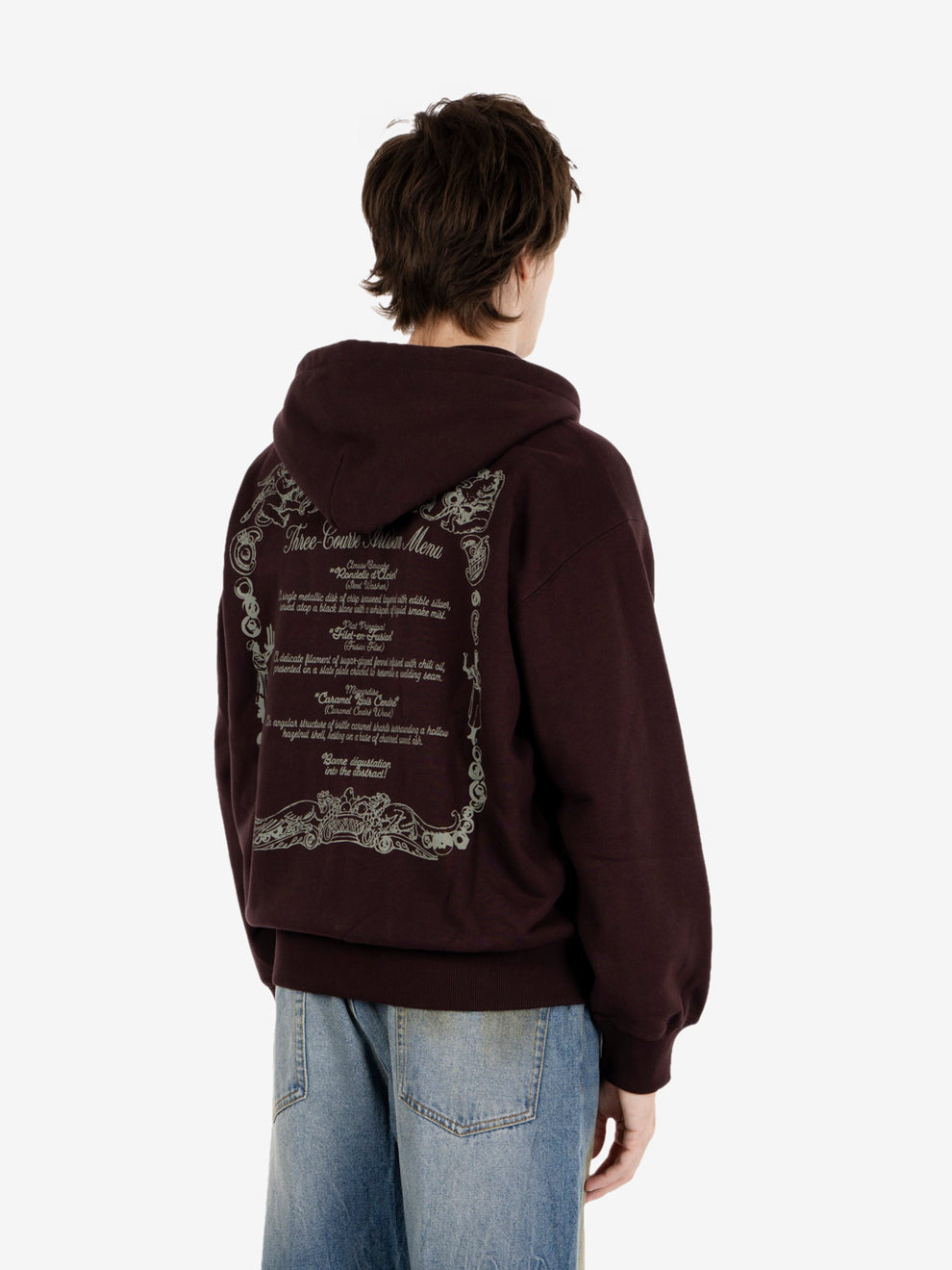 Hooded Chez Wip jacket palisander / grey