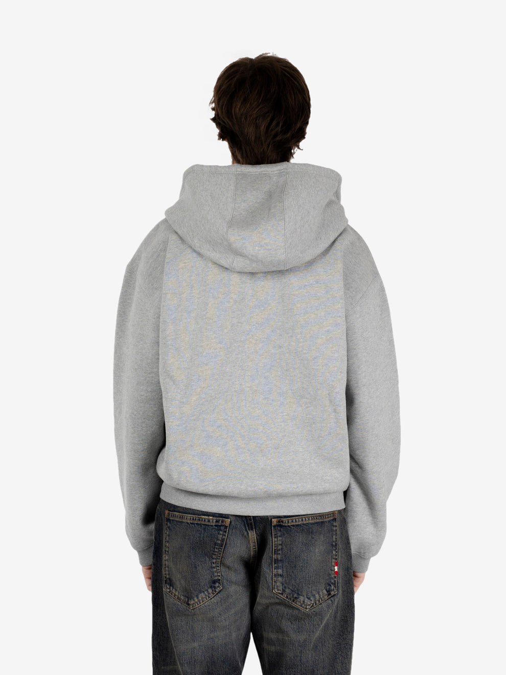 Hooded Ebbert jacket grey heather / white