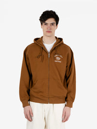 Hooded Eightynine Sweat Jacket Hamilton brown 
