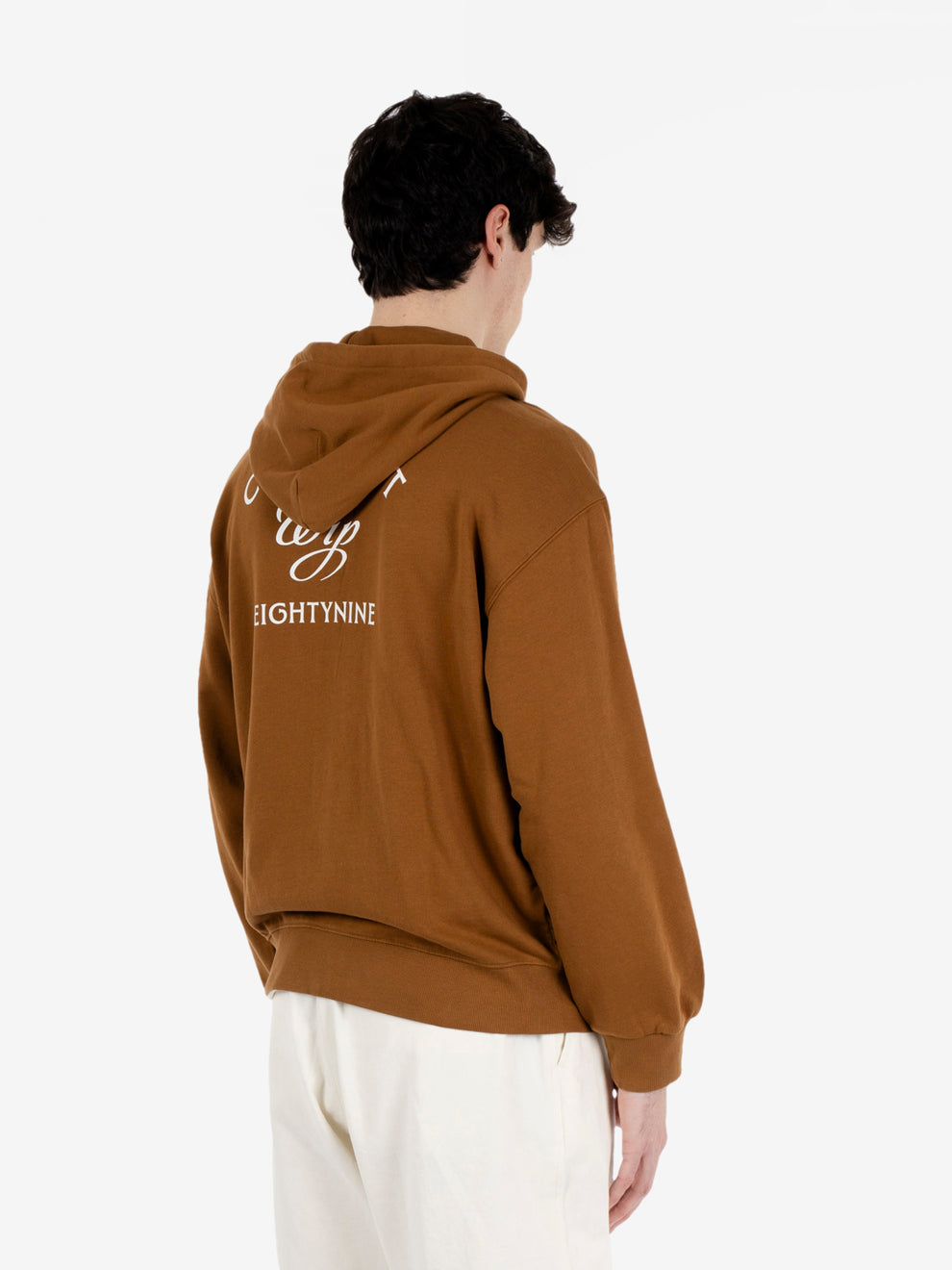 Hooded Eightynine Sweat Jacket Hamilton brown 