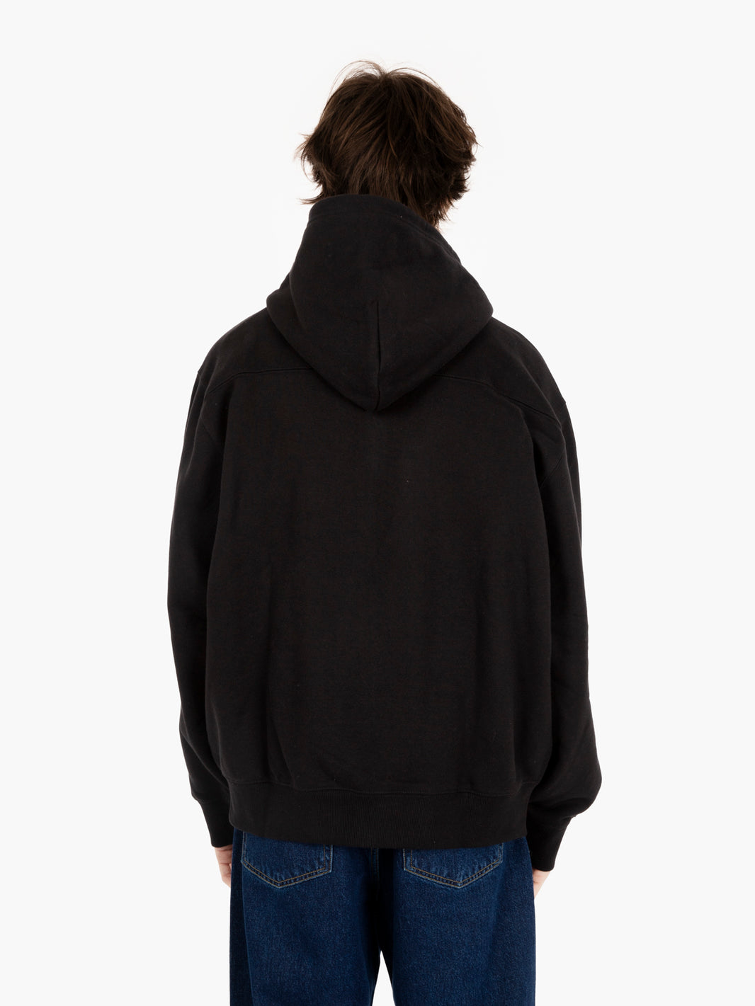 Hooded Eldon sweat jacket black
