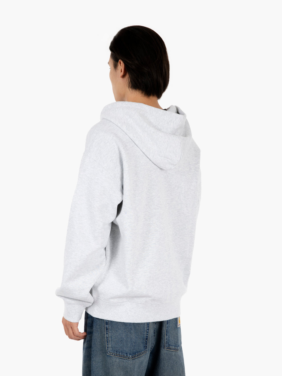 Hooded Mini Wip Sweat jacket ash heather