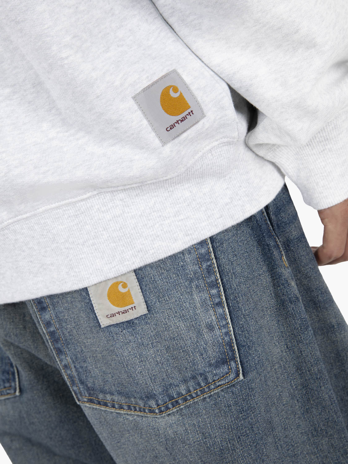 Hooded Mini Wip Sweat jacket ash heather