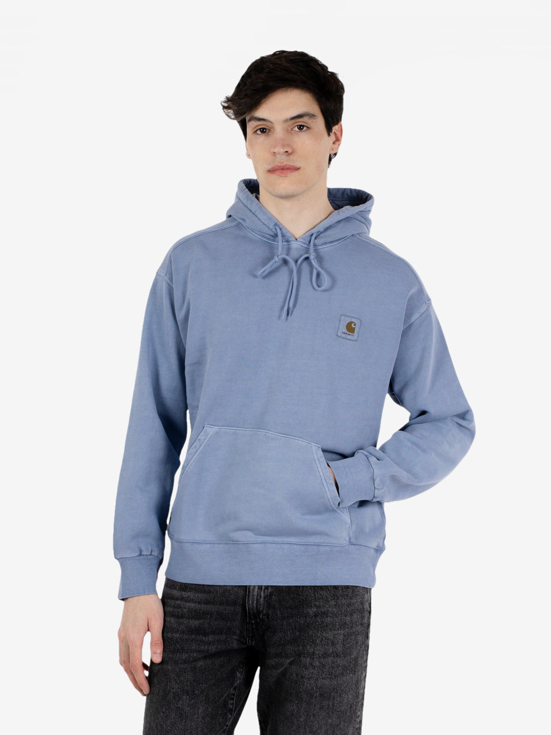 Hooded Nelson Sweat gentle blue 