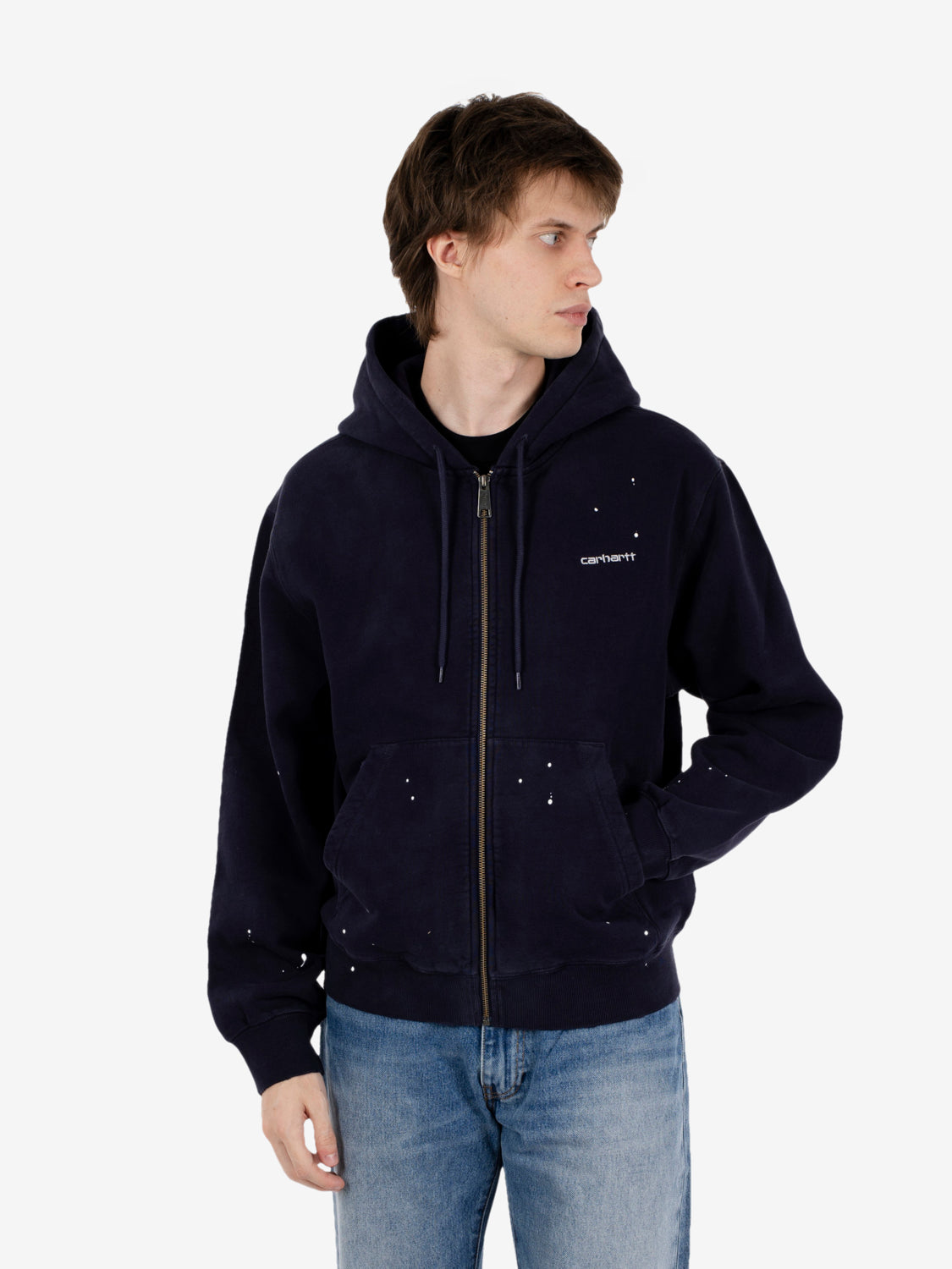 Hooded Painter Jacket dark navy