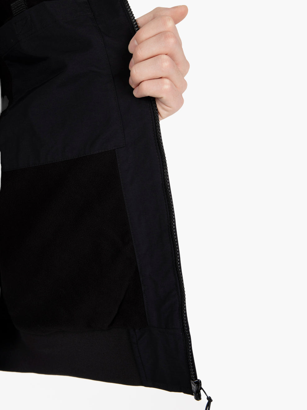 Hooded Sail Jacket black / white 