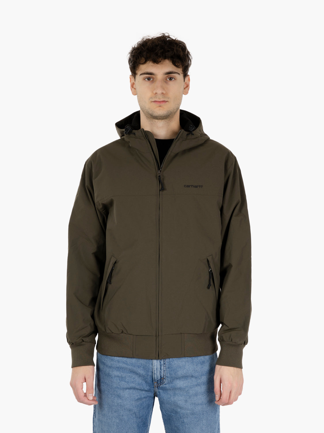 Hooded Sail Jacket cypress / black 