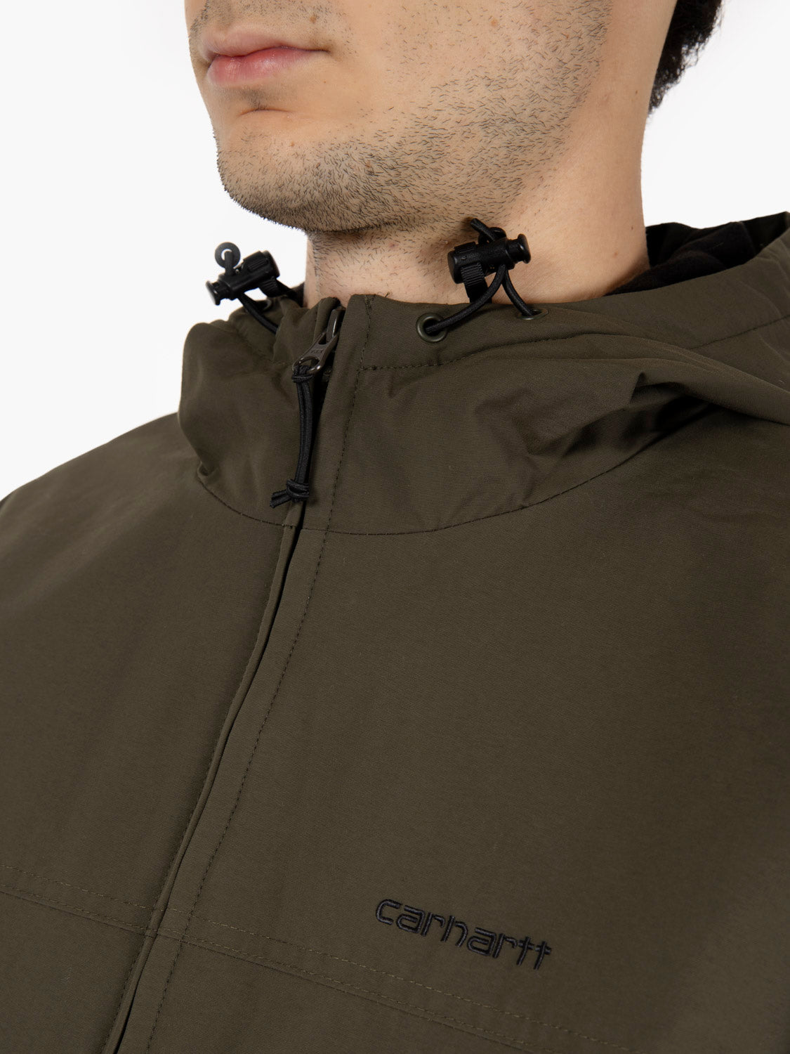 Hooded Sail Jacket cypress / black 
