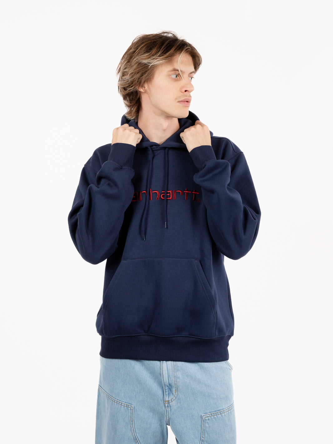 Hooded Sweat Air Force Blue / Malbec 