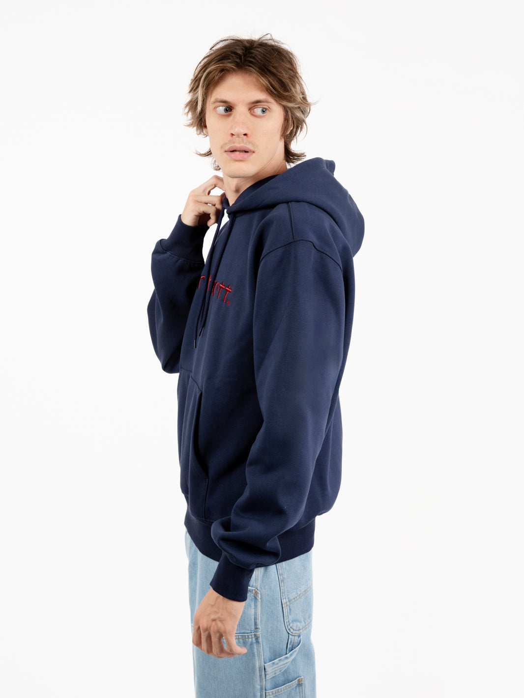 Hooded Sweat Air Force Blue / Malbec 