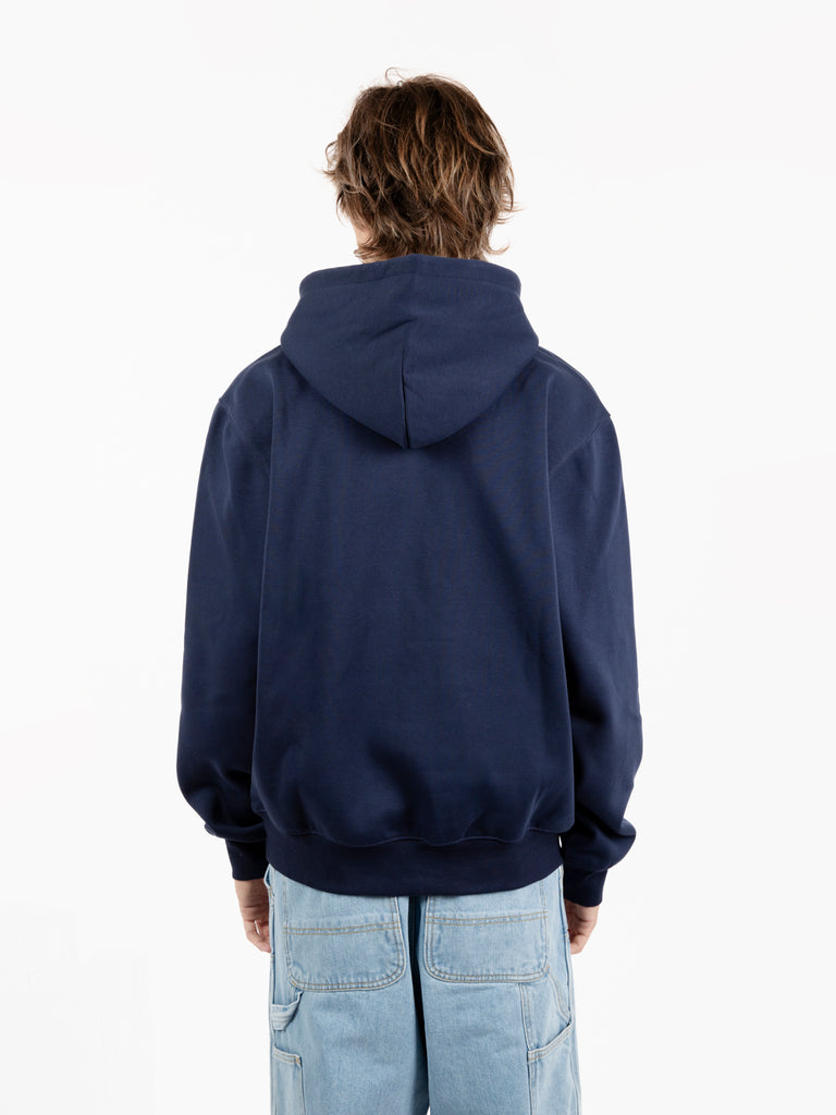 Carhartt WIP - Hooded Sweat Air Force Blue / Malbec