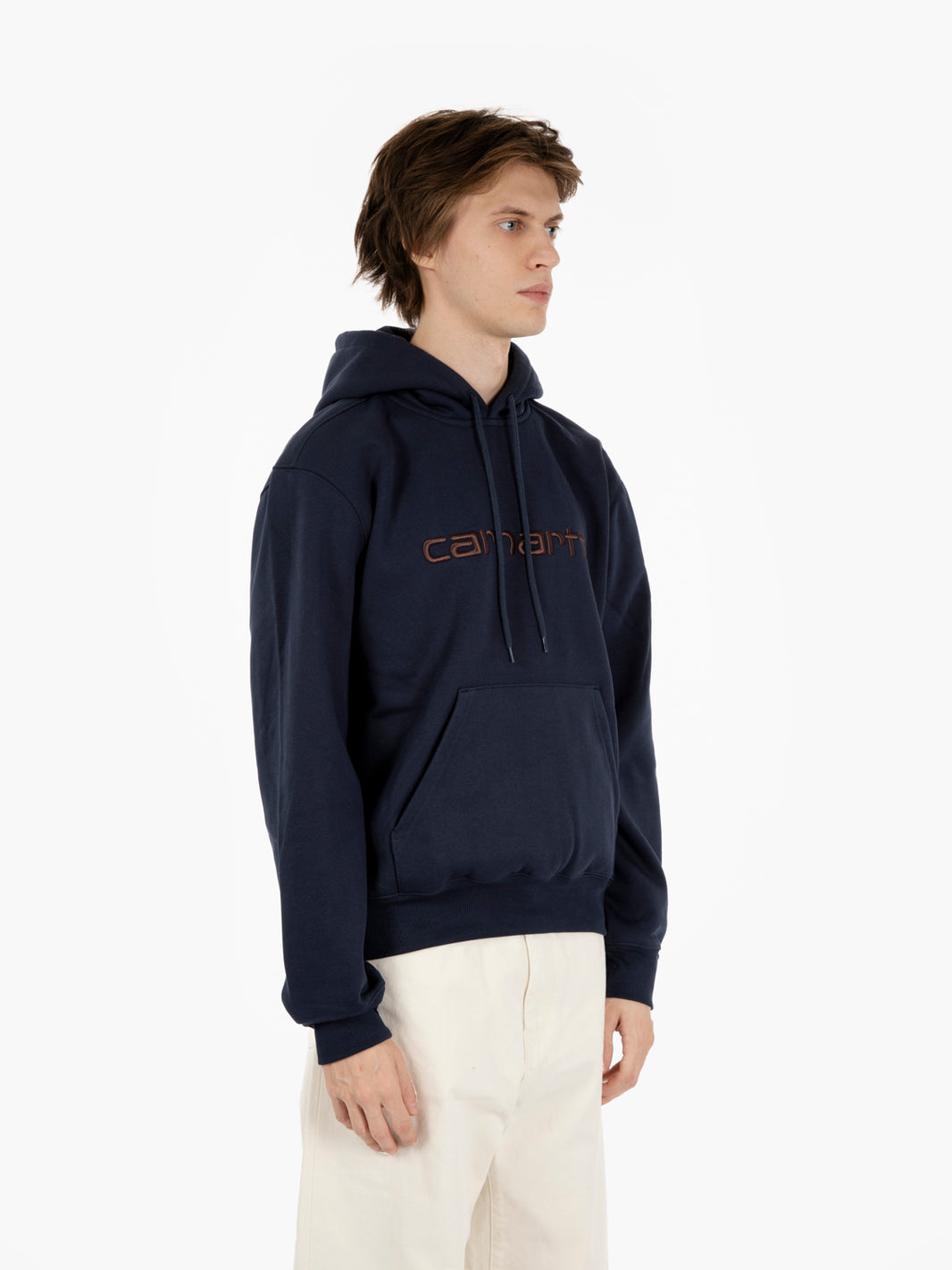 Hooded sweat sycamore night / palisander