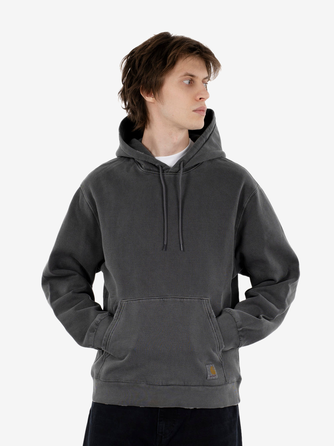 Hooded Torion sweat black grind wash