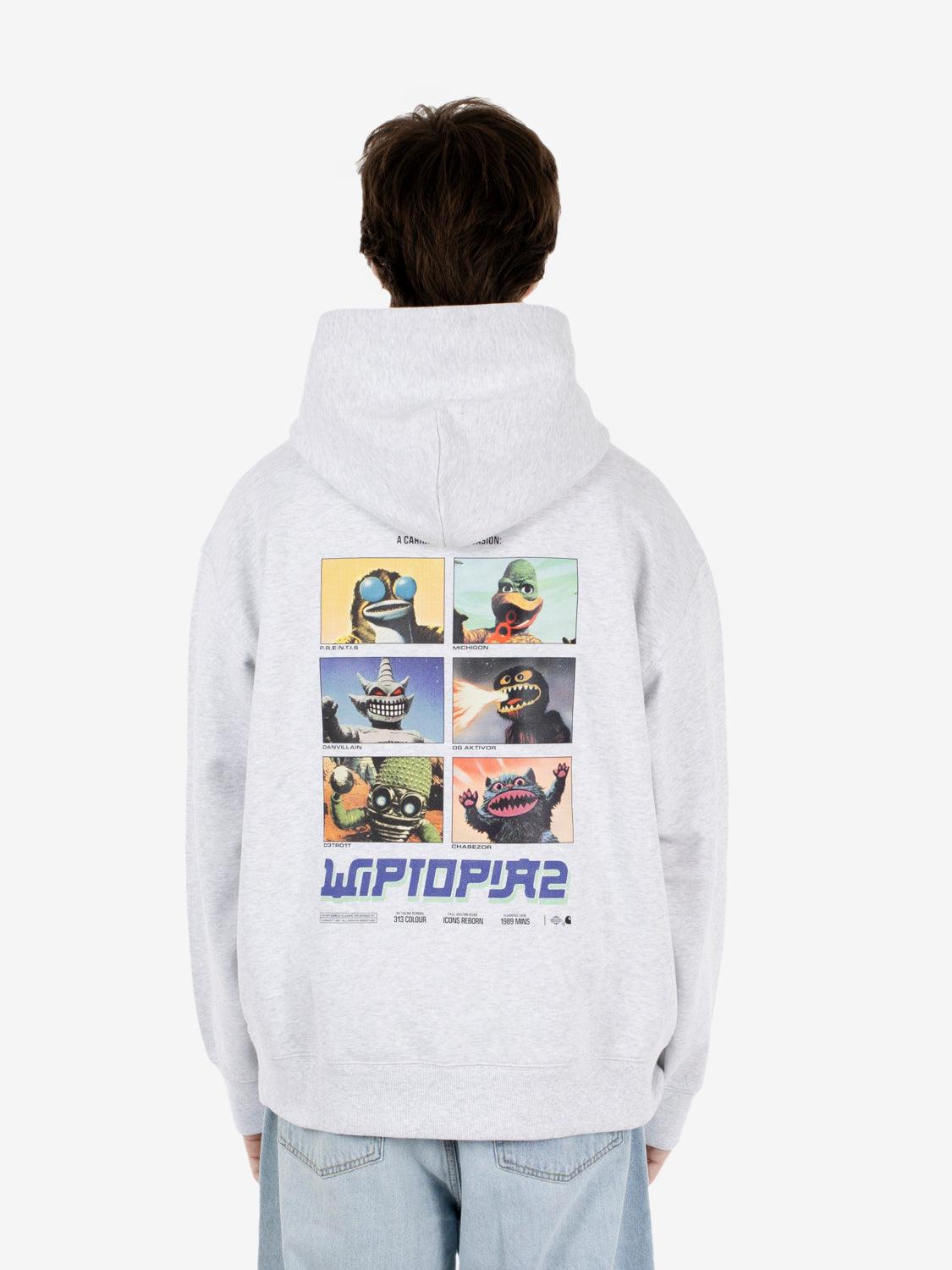 Hooded Wiptopia II sweat ash heather