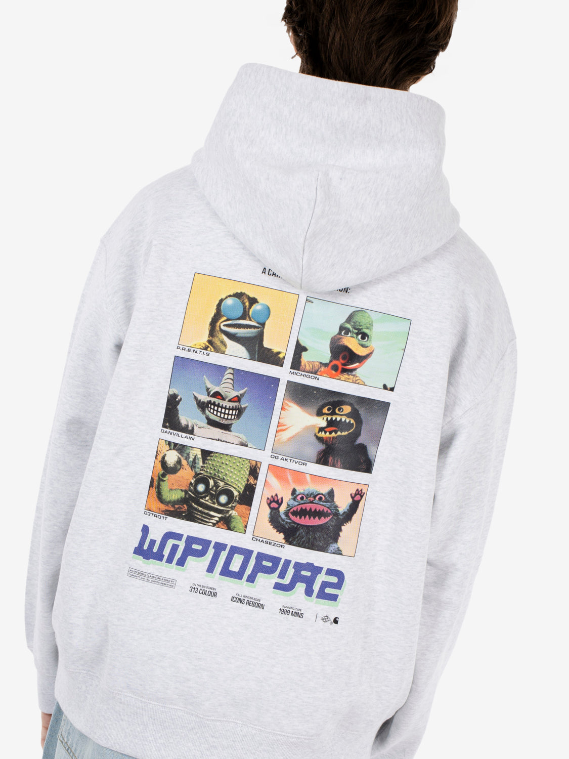 Hooded Wiptopia II sweat ash heather