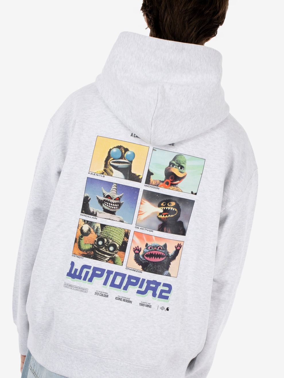 Hooded Wiptopia II sweat ash heather