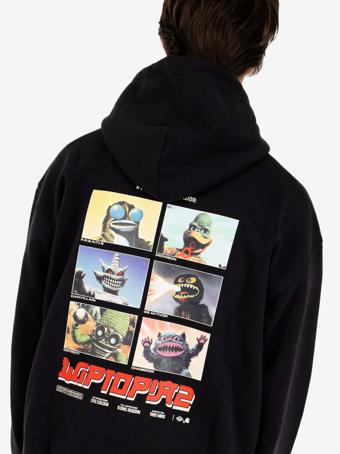 Hooded Wiptopia II sweat black