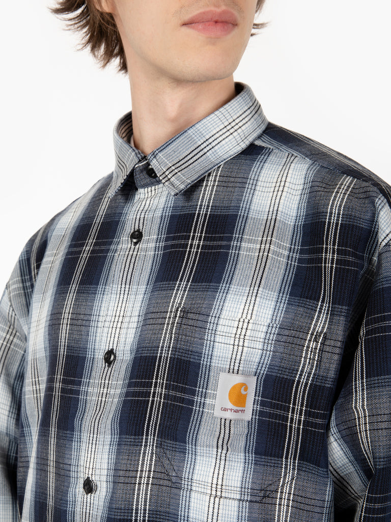 Carhartt WIP - L/S Blanton shirt blanton check / mizar