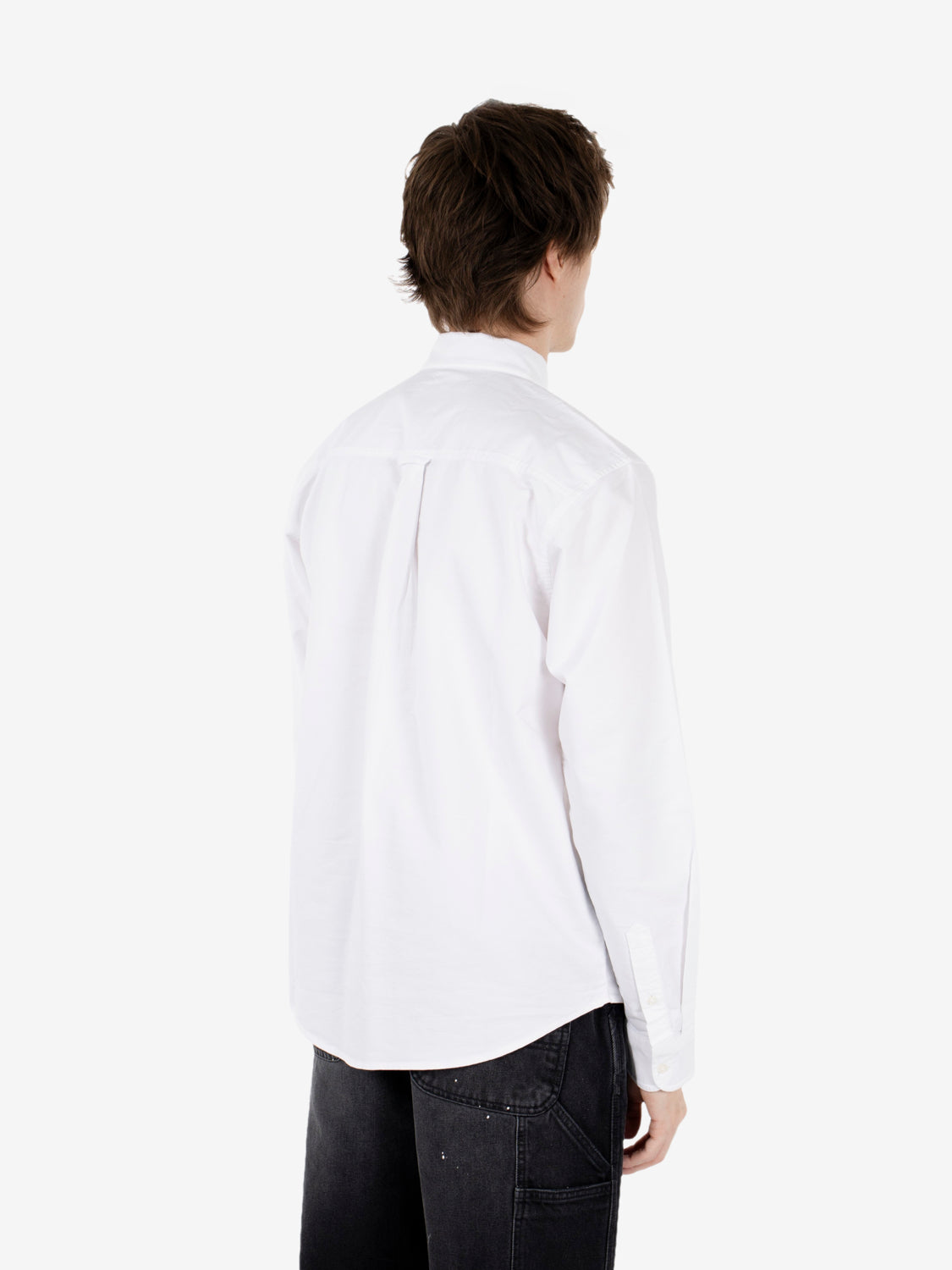 L/S C-Logo Shirt white / white