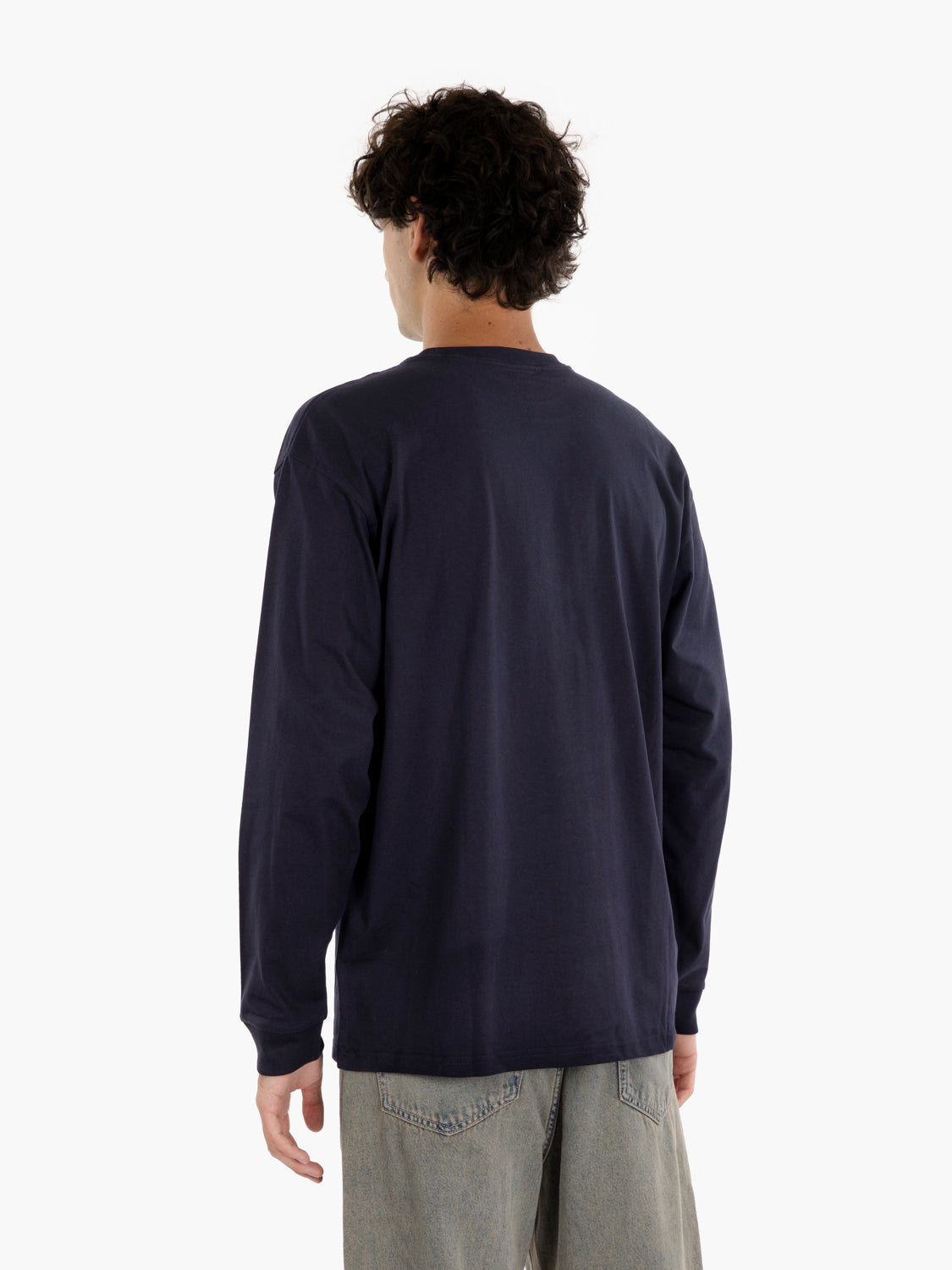 L/S Chase t-shirt dark navy / gold