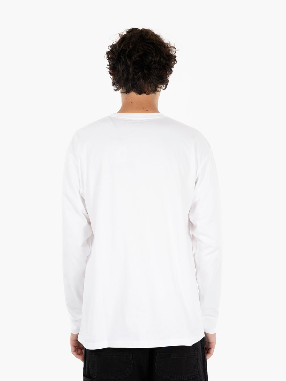 L/S Chase T-Shirt white / gold
