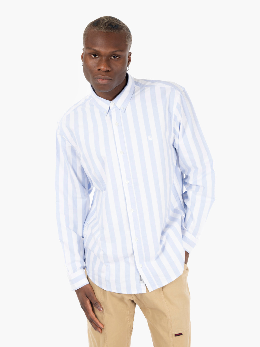 L/S Dillion shirt bleach / white 