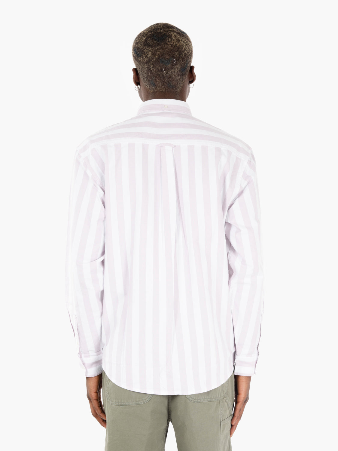 L/S Dillion shirt hortensia / white