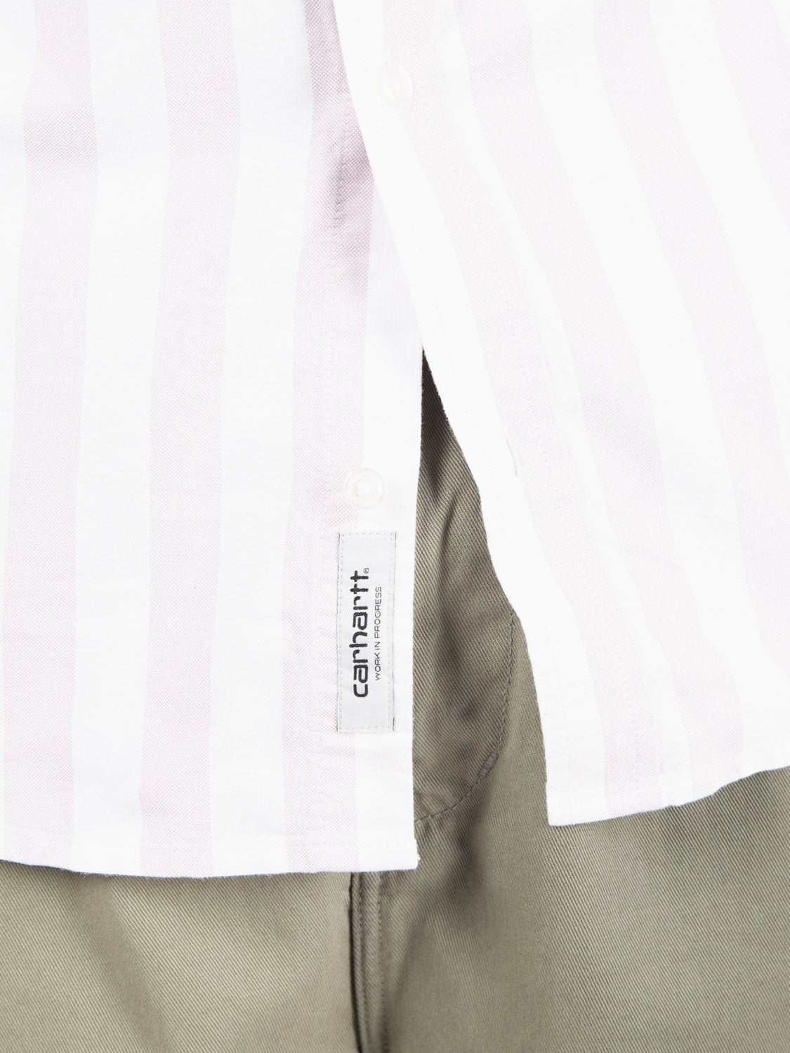 L/S Dillion shirt hortensia / white