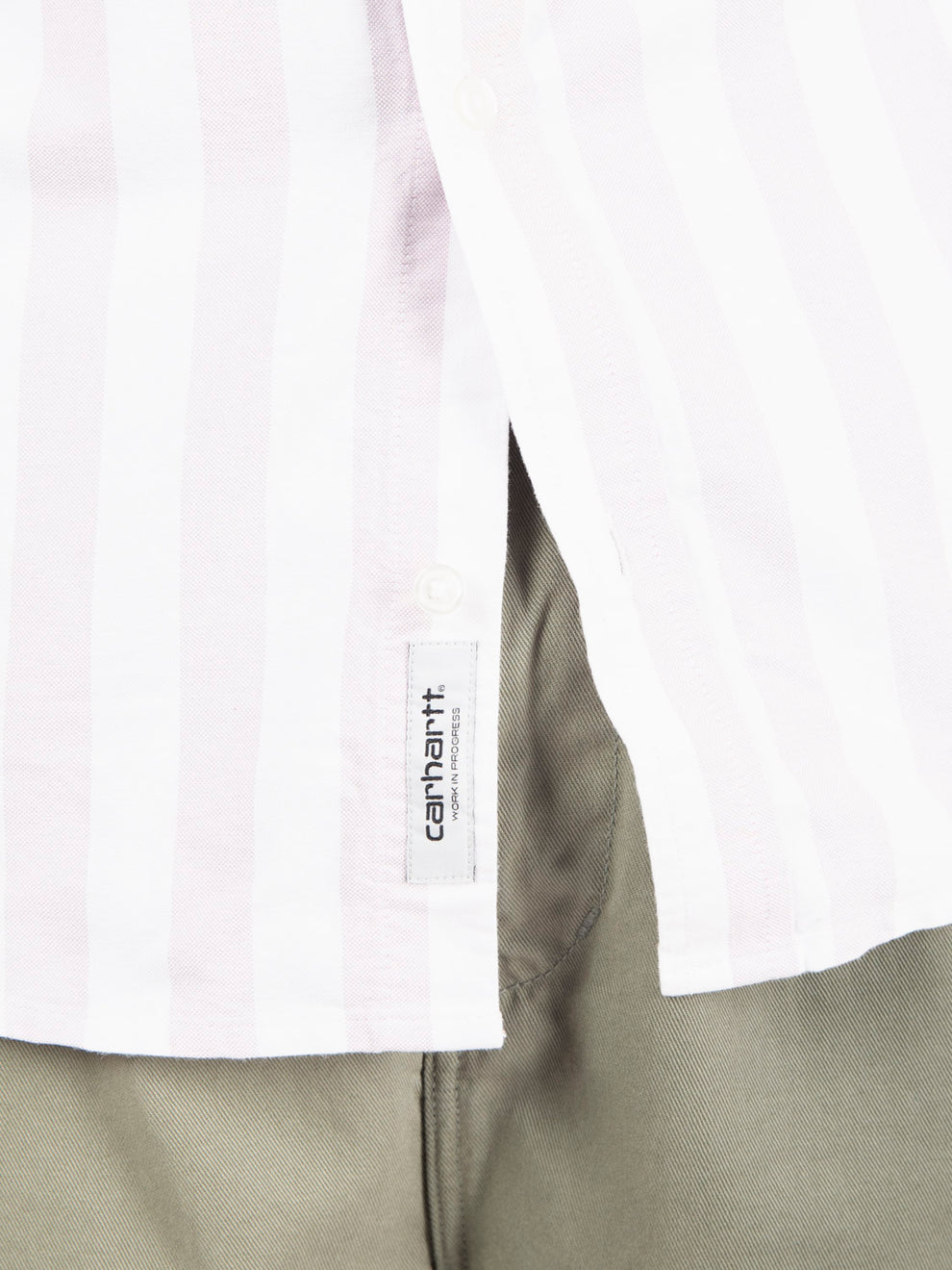 L/S Dillion shirt hortensia / white