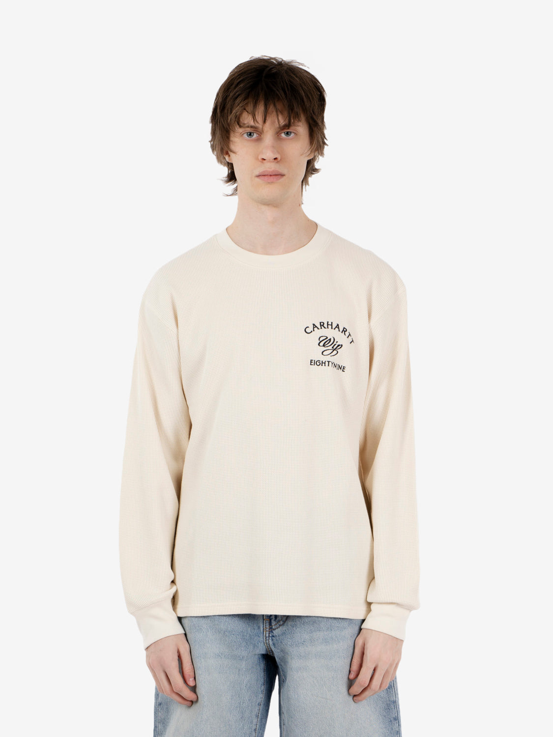 L/S Eightynine Waffle T-Shirt natural
