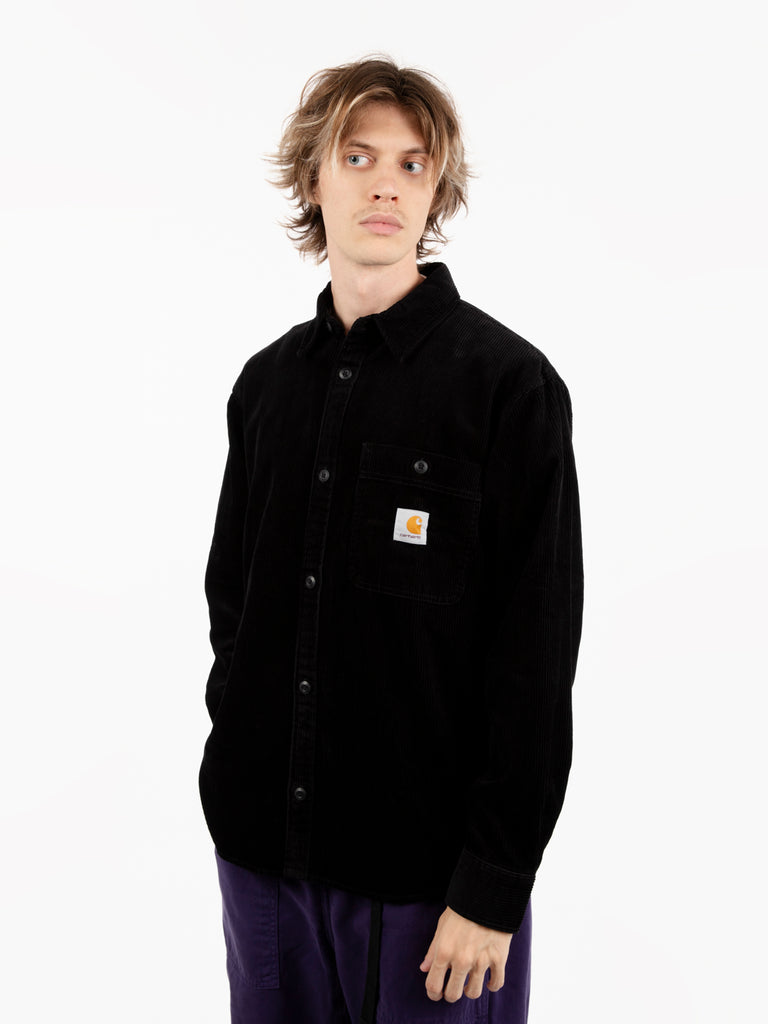 Carhartt WIP - L/S Flint Shirt black